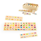 Viga Montessori Wooden Classification & Sorting Box - 52pc Multi-Theme Learning Set