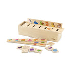 Viga Montessori Wooden Classification & Sorting Box - 52pc Multi-Theme Learning Set