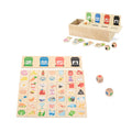 Viga Wooden Waste Sorting Game - 52pc Eco-Awareness & Recycling Learning Box