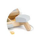 Viga Deluxe Wooden Cash Register Set - Montessori Math, Money & Social Play Toy