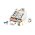 Viga Deluxe Wooden Cash Register Set - Montessori Math, Money & Social Play Toy