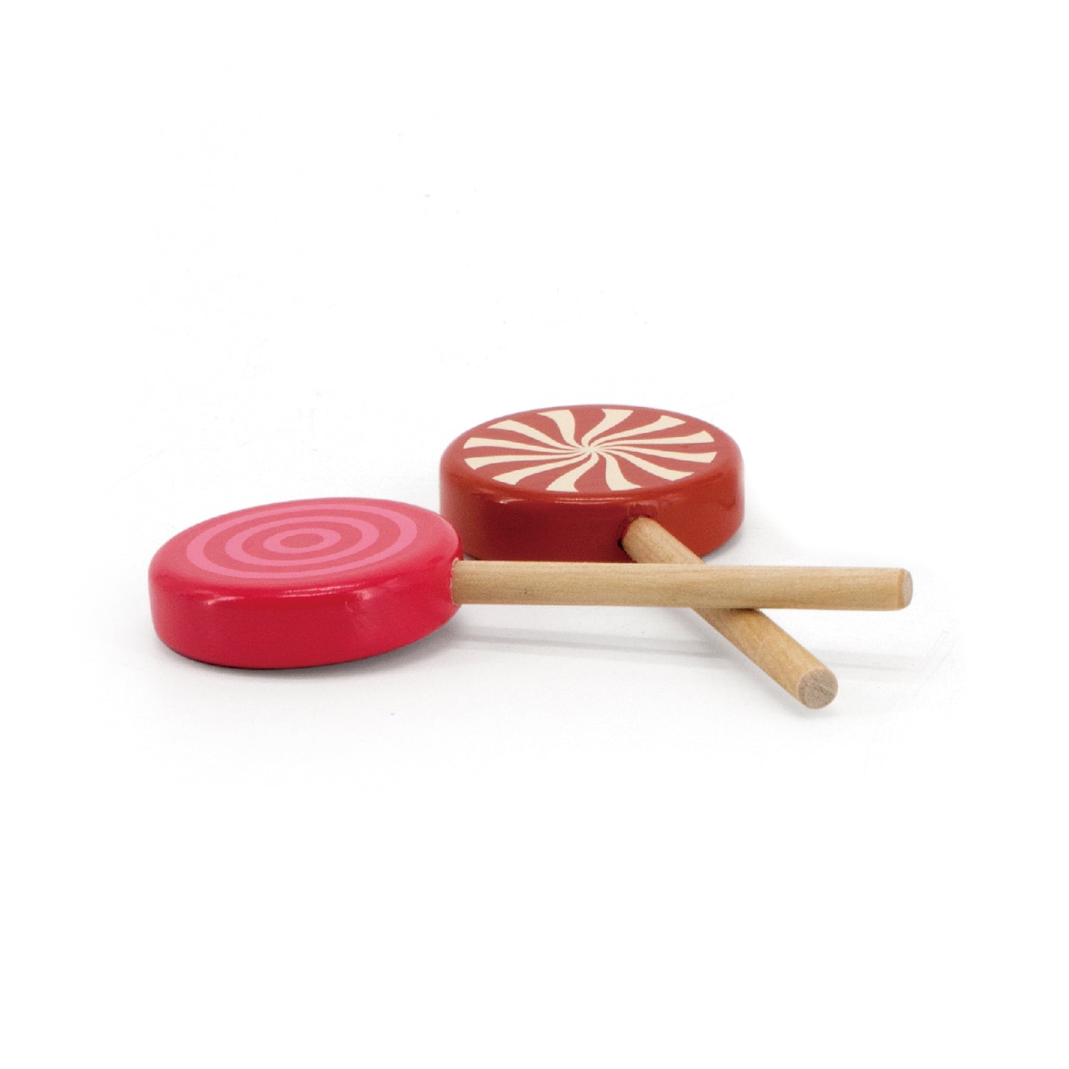 Viga Wooden Lollipop Set - Realistic 1:1 Scale Colorful Candy Play Food