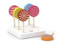 Viga Wooden Lollipop Set - Realistic 1:1 Scale Colorful Candy Play Food