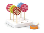 Viga Wooden Lollipop Set - Realistic 1:1 Scale Colorful Candy Play Food