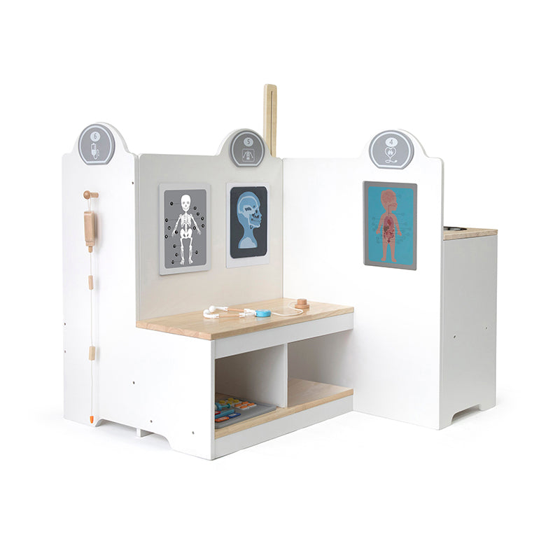 Viga Deluxe 360¡ã Wooden Medical Center - All-in-One Kids' Hospital Play Station