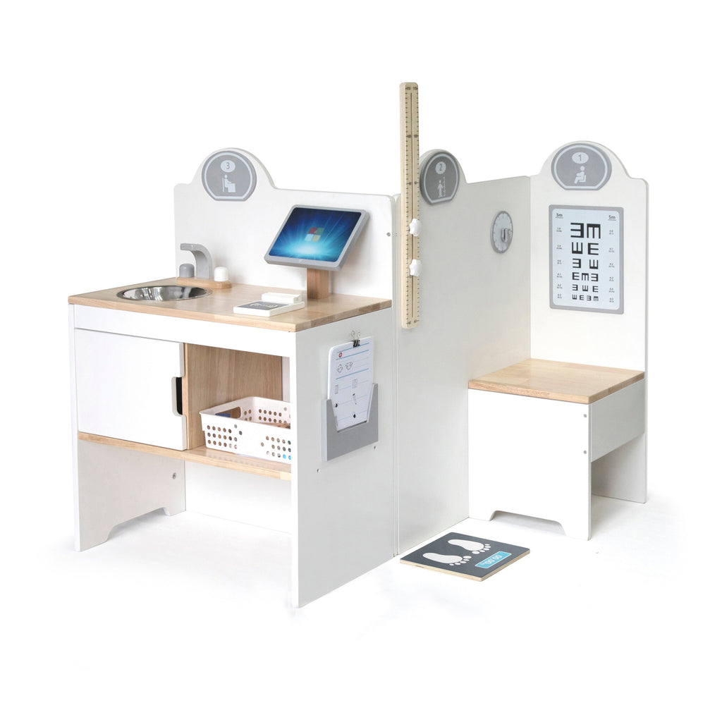 Viga Deluxe 360¡ã Wooden Medical Center - All-in-One Kids' Hospital Play Station