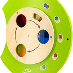 Viga Multi-Functional Caterpillar Wall Toy - 5-Piece Interactive Sensory Activity Center for Schools & Nurseries