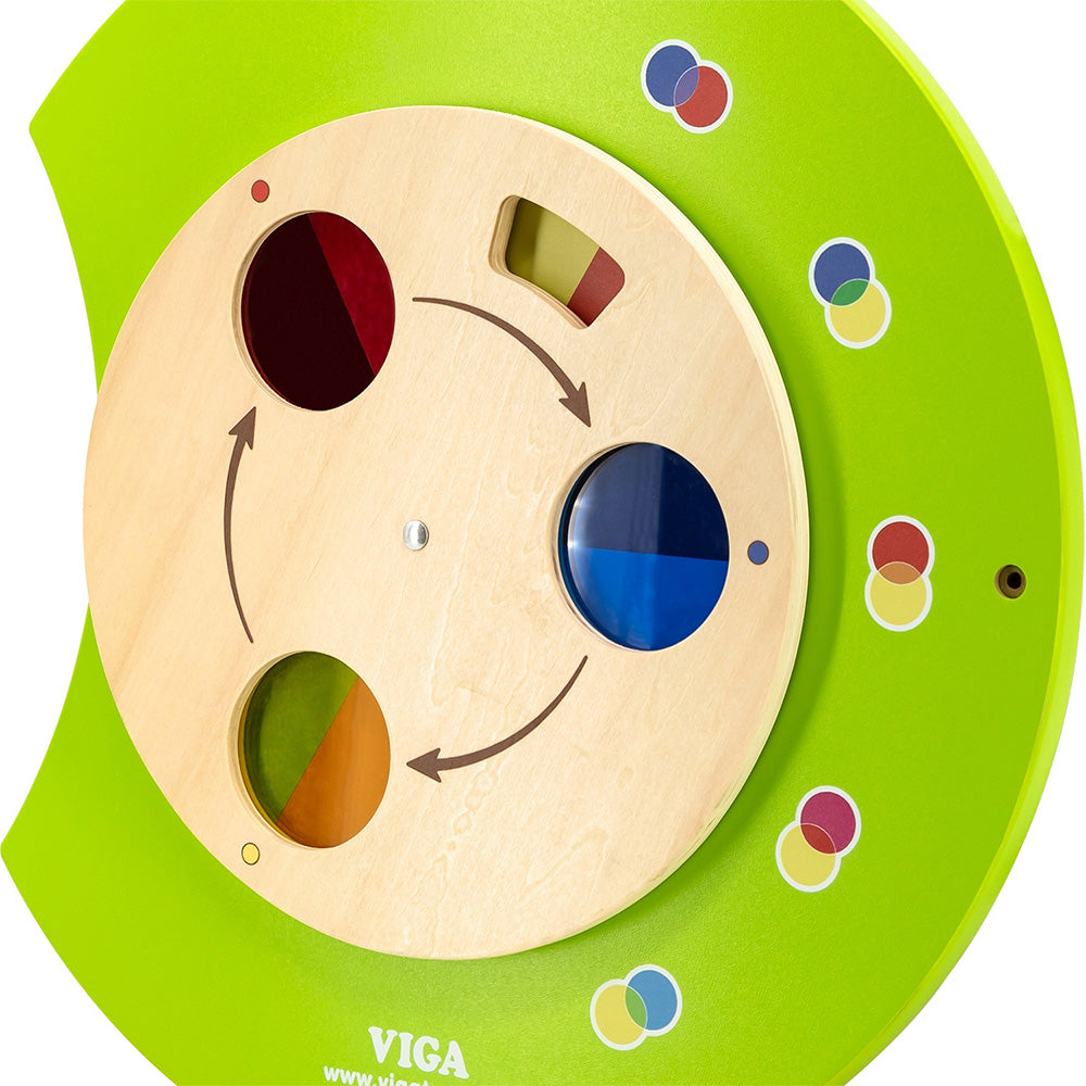 Viga Multi-Functional Caterpillar Wall Toy - 5-Piece Interactive Sensory Activity Center for Schools & Nurseries