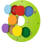 Viga Multi-Functional Caterpillar Wall Toy - 5-Piece Interactive Sensory Activity Center for Schools & Nurseries