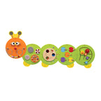Viga Multi-Functional Caterpillar Wall Toy - 5-Piece Interactive Sensory Activity Center for Schools & Nurseries