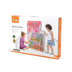 Viga Giant 3-Story Luxury Wooden Dollhouse - 1.1m Tall Playhouse with Elevator & Terrace