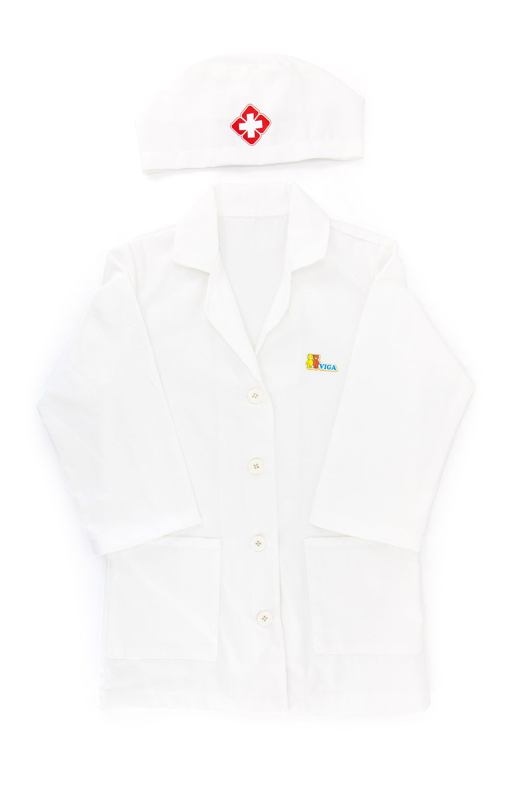 Viga Professional Doctor Role Play Costume Set - Kids' Medical Career Outfit