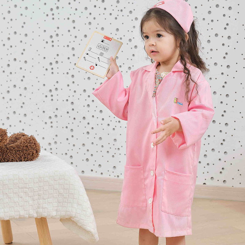 Viga Professional Nurse Role Play Costume Set - Kids' Medical Career Outfit