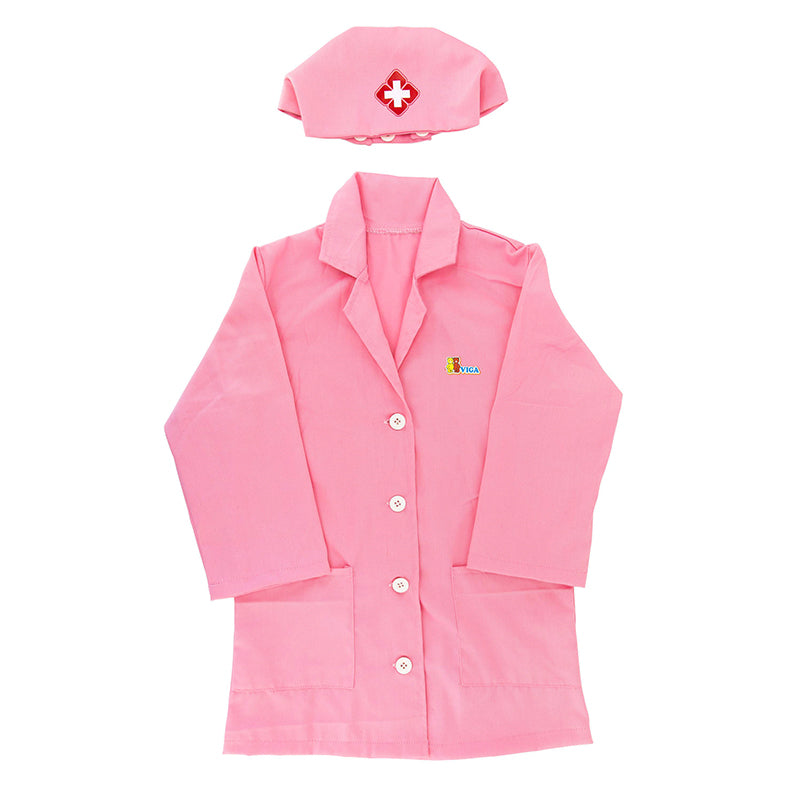 Viga Professional Nurse Role Play Costume Set - Kids' Medical Career Outfit