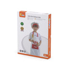 Viga Kids Chef Costume Set - Adjustable Apron & Mushroom Hat for Baking & Role Play