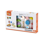 Viga 25-Piece Wooden Taco & Tortilla Play Set - Montessori International Food Toy