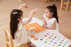 Viga Jumbo Wooden Memory Game - 24-Grid Professional Matching Set with 5 Double-Sided Cards