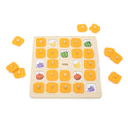 Viga Jumbo Wooden Memory Game - 24-Grid Professional Matching Set with 5 Double-Sided Cards