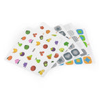 Viga Jumbo Wooden Memory Game - 24-Grid Professional Matching Set with 5 Double-Sided Cards