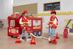 Viga 1.5m Giant Wooden Fire Engine - Immersive Role-Play & Sensory Activity Center