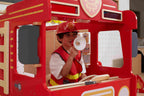 Viga 1.5m Giant Wooden Fire Engine - Immersive Role-Play & Sensory Activity Center