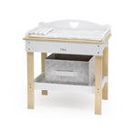 Viga 2-in-1 Wooden Doll Changing Table & Bathtub - Montessori Nurturing Play Station