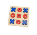 Viga Classic Wooden Tic-Tac-Toe - 10pc Strategy Board Game