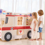 Viga Super Ambulance Medical Role-Play Center - Large-Scale 20+ Piece First Aid Education Station