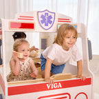 Viga Super Ambulance Medical Role-Play Center - Large-Scale 20+ Piece First Aid Education Station