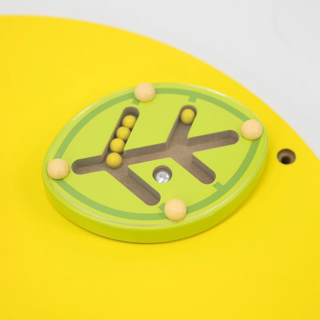 Viga 1.5m Caterpillar Sensory Wall Activity Center - 10-in-1 Wooden Wall Toy