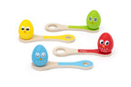 Viga Wooden Egg and Spoon Race Game - 8pc Adjustable Difficulty Balance Set