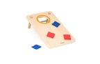 Viga 2-in-1 Wooden Bean Bag Toss & Tic-Tac-Toe Game - 10-Piece Double-Sided Set