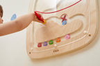 Viga Wooden Gravity Drop Wall Toy - Magnetic STEM Physics Activity Board