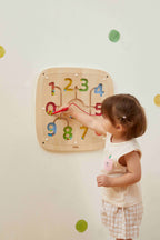 Viga Wooden Counting & Colors Wall Toy - Magnetic Sorting Sensory Activity Board