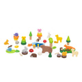 Viga 58-Piece Forest Stories Loose Parts Set - Montessori Sensory Discovery Box