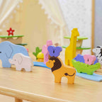 Viga 55-Piece Tropical Adventure Loose Parts Set - Montessori Safari Sensory Box