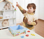 Viga Wooden Magnetic Fishing & Number Sorting Game - 22pc Compact Learning Set