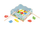 Viga Wooden Magnetic Fishing & Number Sorting Game - 22pc Compact Learning Set