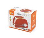 Viga Wooden Pop-Up Toaster Set - Realistic Interactive Breakfast Play Food