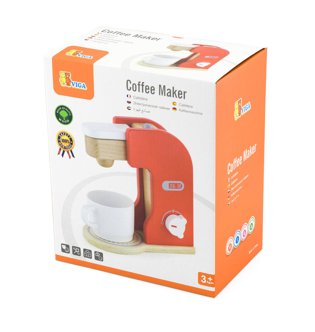 Viga Brewing Imagination: 3-Piece Junior Barista Wooden Coffee Maker Set