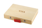 Viga 10-Piece Master Carpenter's Wooden Tool Case - Realistic Hand Tool Play Set