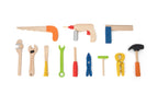 Viga 12-Piece Ultimate Handyman Wooden Tool Case - Deluxe STEM Engineering Play Set