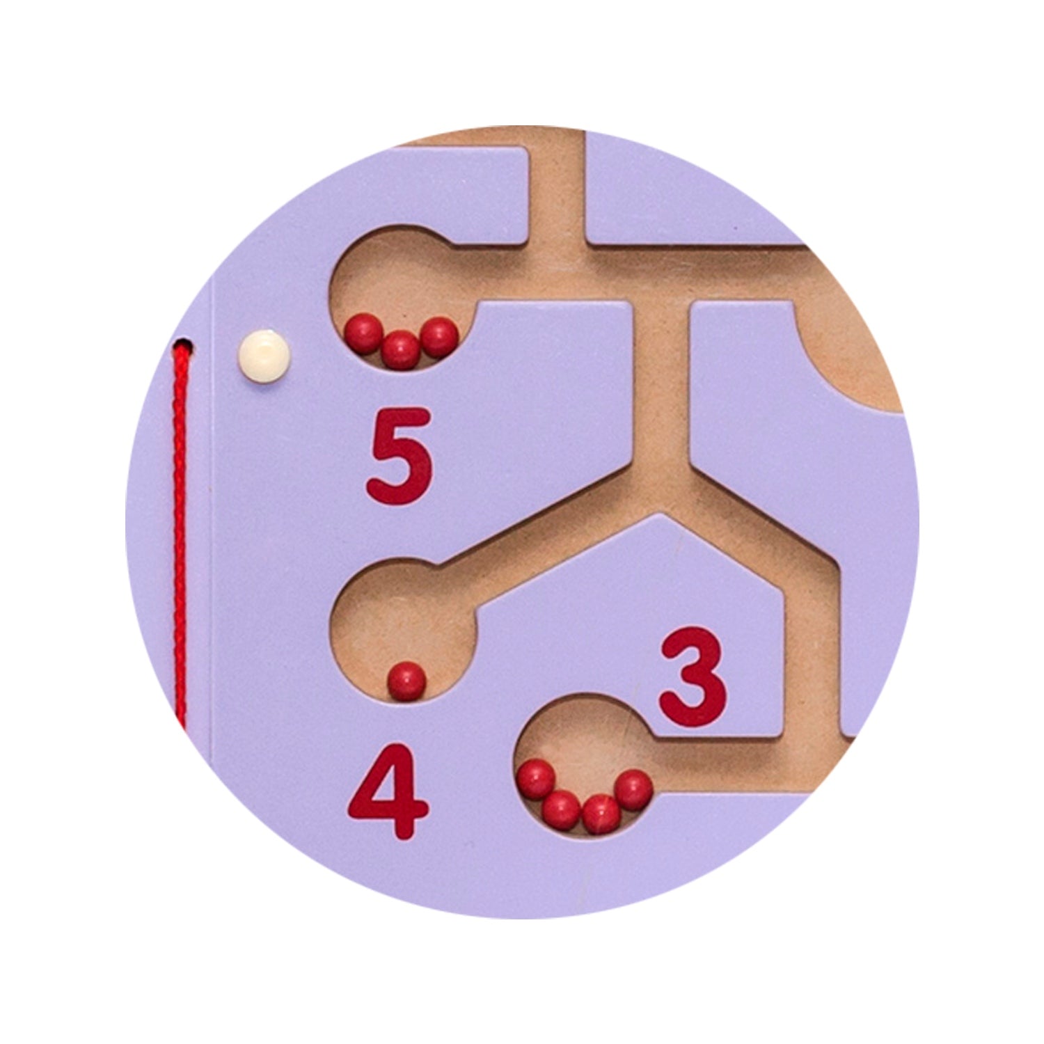 Viga 91cm Hippo Activity Wall Toy - Montessori Sensory Wall Center