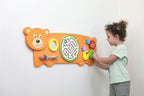 Viga 91cm Bear Activity Wall Toy - Montessori Sensory Discovery Center
