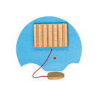 Viga 91cm Elephant Activity Wall Toy - Montessori Logic & Maze Wall Center