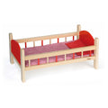 Viga Premium Wooden Doll Bed with Mattress & Pillow - Montessori Nurturing Toy