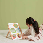 Viga Wooden Bean Bag Toss Game - Foldable Scoring Activity Set for Kids