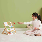 Viga Wooden Bean Bag Toss Game - Foldable Scoring Activity Set for Kids