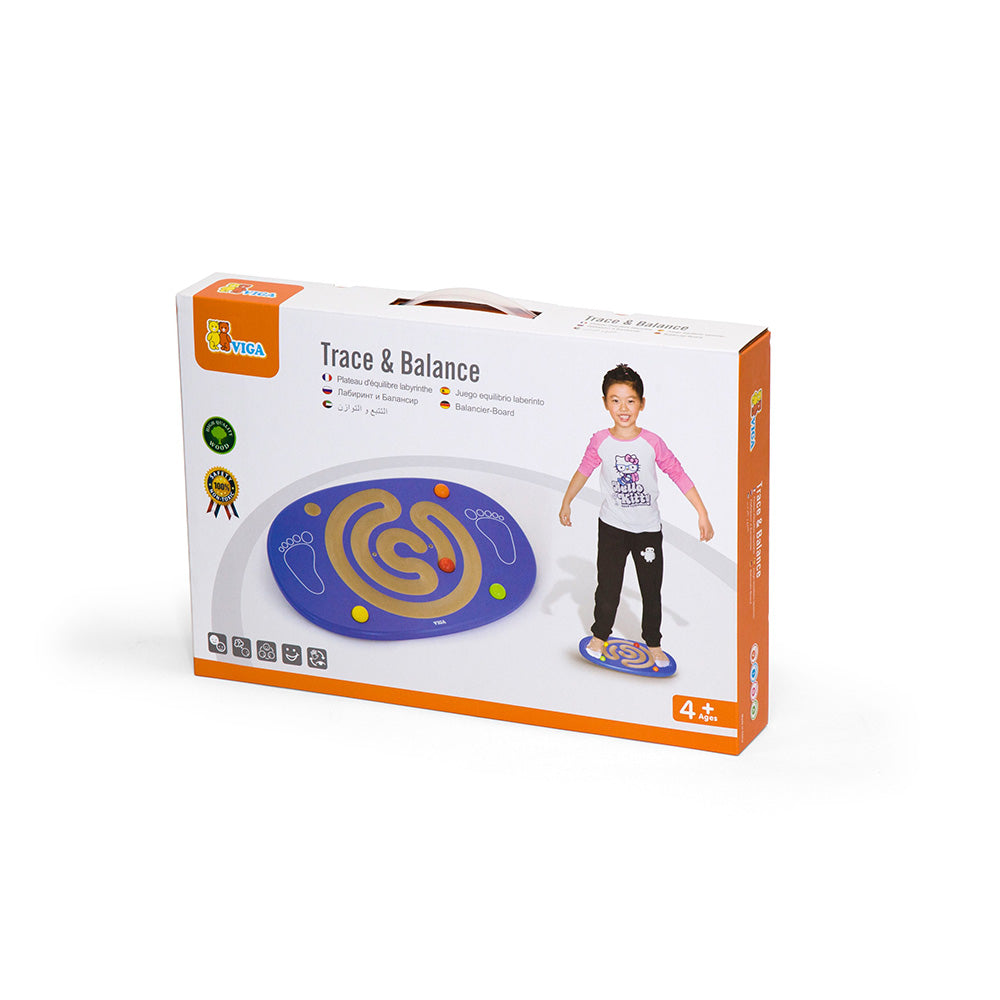 Viga Wooden Foot Balance Maze Board - 5-Piece Sensory Integration Training Set
