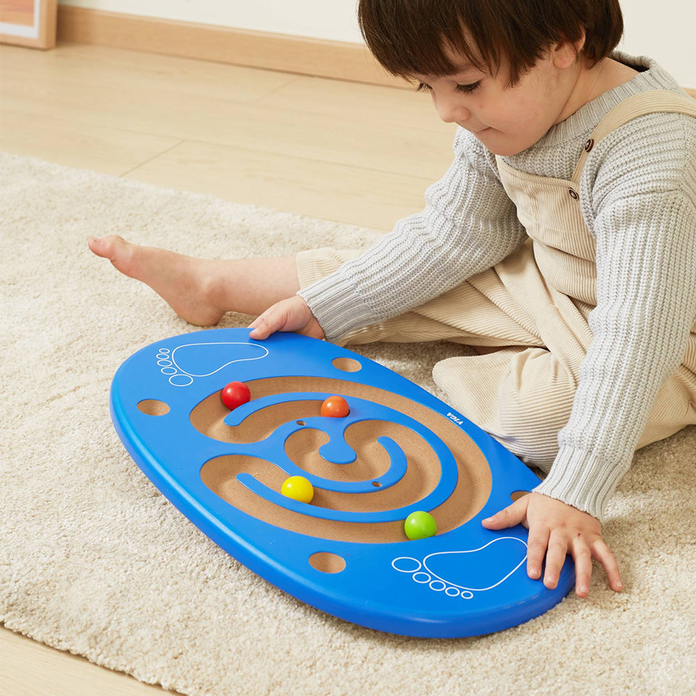 Viga Wooden Foot Balance Maze Board - 5-Piece Sensory Integration Training Set